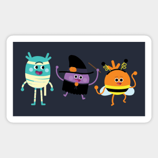 Bumble Nums Halloween Magnet